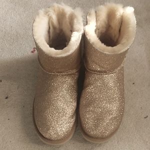 Gold ugg boots